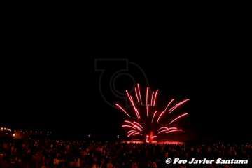 Los fuegos de Melenara 2018 (Foto Francisco Santana Ravelo)